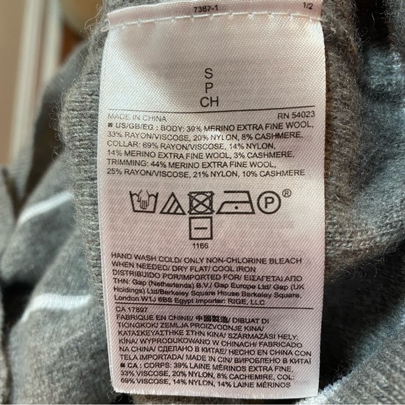 Banana Republic Merino, Cashmere, Rayon Blend Sweater Filpucci yarn EUC … - Picture 8 of 9